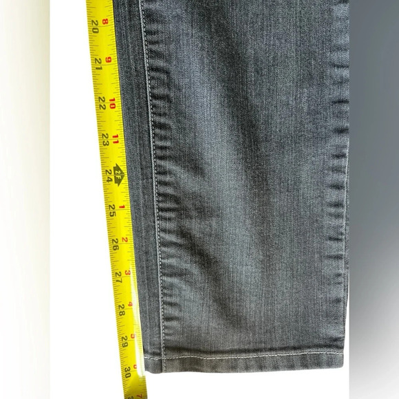 Ladies Prana Mid-Rise Bootcut Gray Jeans, Size 12 - Picture 5 of 5